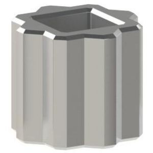 Verloopstuk Ster Inox 304L 14x9x16mm PSA.14/9