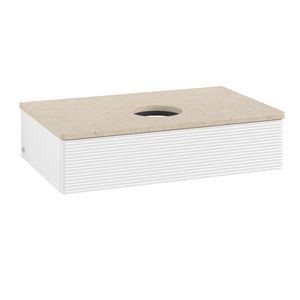 Wastafelonderkast Antao 800x190x500mm White Matt Lacquer K08113MT