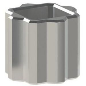 Verloopstuk Ster Inox 304L 14x11x16mm PSA.14/11