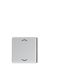 Tastafdekking A/AS 4-voudig pijl aluminium KNX