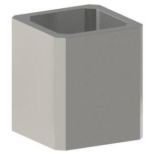 Verloopstuk Vierkant Inox 304L 14x11x16mm PCA.14/11