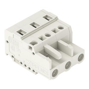 1-draads female steker 2,5mm² lichtgrijs 721-203/026-000 VVE=100