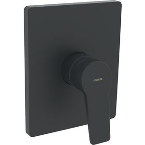 Bluebox afbset mengkr, z.omstel, gesloten greep, matzwart