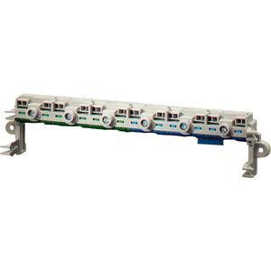 PE+Nul klem per PE/Nul 3x25 12x4 mm2 12 mod breed
