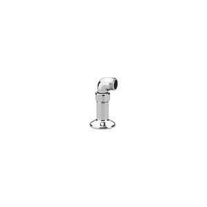 Koppeling staand chroom 3/4x1/2 sprong 30mm verstelbaar 12,5mm p/st.