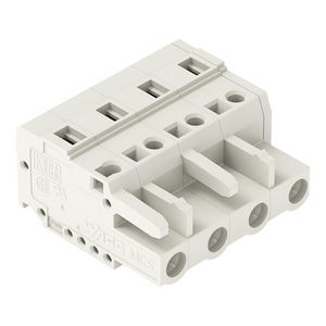 1-draads female steker 2,5mm² lichtgrijs 721-204/026-000 VVE=50