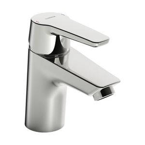 Wastafelkraan chroom 1-gats uitloop zonder  waste 103mm HANSAPOLO