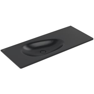 Meubelwastafel Antao 1200x500mm Pure Black CeramicPlus  4A77L3R7