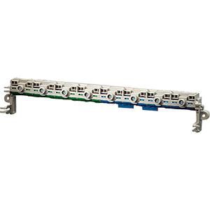 PE+Nul klem per PE/Nul 4x25 16x4 mm2 18 mod breed