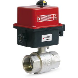 Kogelkraan Messing 2-W DN25 Elekt.bed.Failsafe ER10 11s 220V