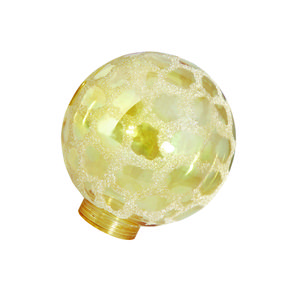 Verlichtingsarmatuur Antique LED bulb G100 Kroko ijs goud