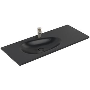 Meubelwastafel Antao 1200x500mm Pure Black CeramicPlus  4A77LBR7