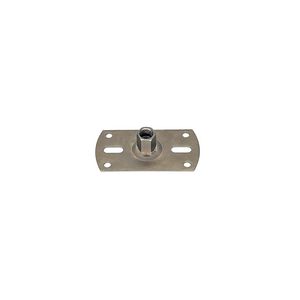 Montageplaat M8/10 tbv scharnierpijpbeugel RVS VVE=25