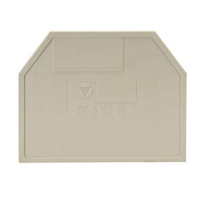 Afsluitplaat AP 4 3s 1k/v0 VVE=10