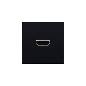 Afwerkingsset met HDMI-naar-HDMI-aansl. black coated
