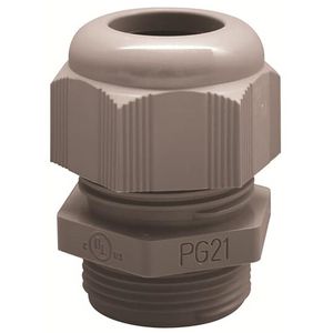 Wartel+lamellen poly 6 1/2NPT Reductor Grey RAL7001 VVE=20