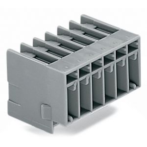 THT male steker Soldeerpen 1,0 x 1,0 mm haaks grijs VVE=50