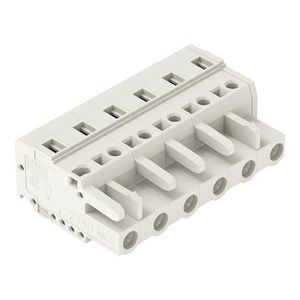1-draads female steker 2,5mm² lichtgrijs 721-206/026-000 VVE=50