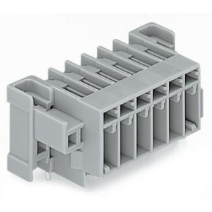 THT male steker Soldeerpen 1,0x1,0mm haaks grijs VVE=100