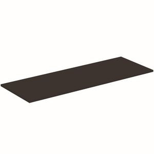 Afdekblad hout I.LIFE-B zonder uitsnijding 1404x505x18mm mat carbon grijs