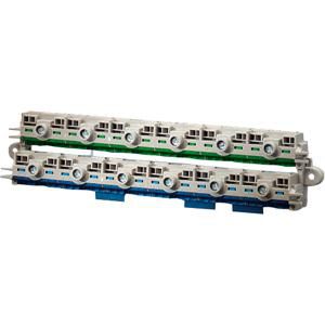 PE+Nul klem per PE/Nul 6x25 24x4 mm2 12 mod breed