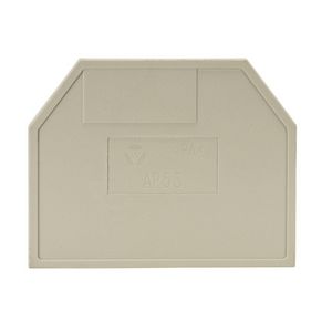 Afsluitplaat p5 s v0 kiezelgrijs VVE=10