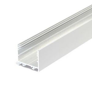 Zak a 2m. Profiel voor ledstrips 30-02 opb. recht Wit