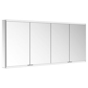 Spiegelkast/verlicht Voorbouw/2wcd/2usb/1700x700x120mm zilv