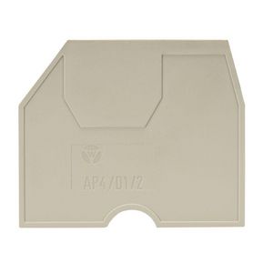 Afsluitplaat AP4/d1/2 blauw v0 VVE=10