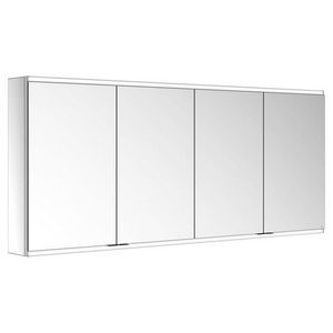Spiegelkast/verlicht Voorbouw/2wcd/2usb/1700x700x160mm zilv