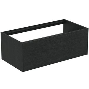 Conca wastafelmeubel 100x50x37cm 1 lade zonder afdekblad smoked oak