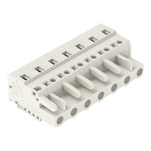 1-draads female steker 2,5mm² lichtgrijs 721-207/026-000 VVE=50