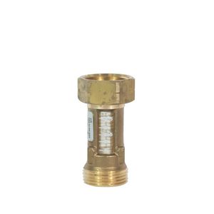 TacoControl 3/4" BUI x 3/4" BIN flowmeter 0,6-2,4 l/m