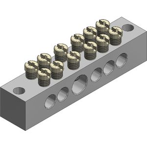 Badkameraardrail 1 x 25 + 5 x 6mm²
