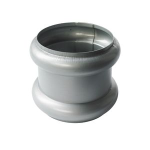 RHEINZINK prePATINA blue-grey dubbele overschuifwrong 60mm