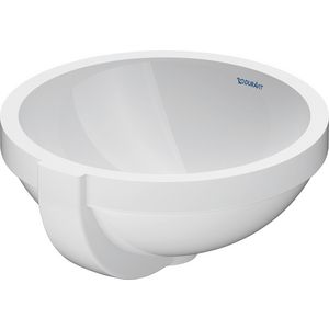 ARCHITEC #031932 inbouwwastafel 360mm wit zonder kraangat met overloop