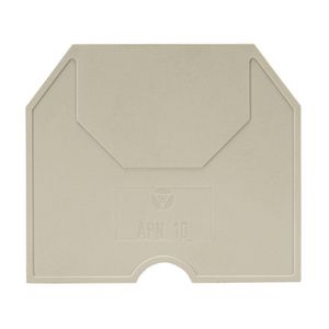 Afsluitplaat APn10 v0 kiezelgrijs VVE=10