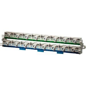 PE+Nul klem per PE/Nul 8x25 32x4 mm2 18 mod breed