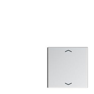 Tastafdekking LS pijl aluminium 4-voudig KNX