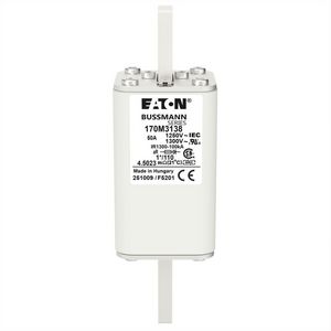 Zekering h. snelheid 50A AC 1250V 100kA compact 1 45x VVE=6