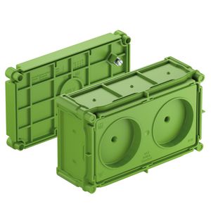 Inbouwdoos voor schakelmateriaal groen IP30 98700201