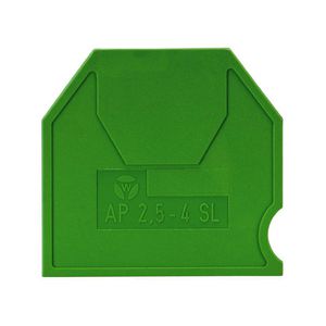 Afsluitplaat AP 2,5-4 sl VVE=10