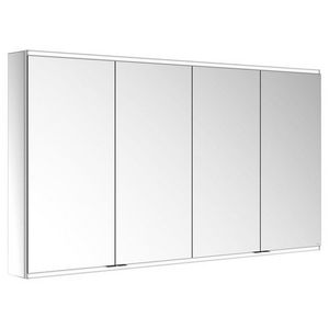 Spiegelkast/verlicht Voorbouw/2wcd/2usb/1700x900x160mm zilv