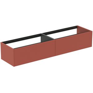 Conca wastafelmeubel 200x50x37cm 2 laden zonder afdekblad matt sunset