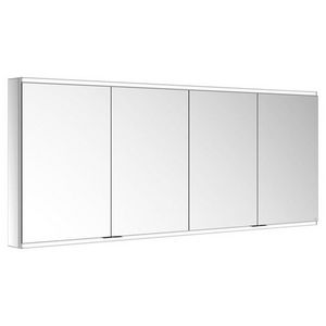 Spiegelkast/verlicht Voorbouw/2wcd/2usb/1800x700x120mm zilv
