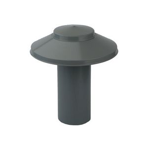 PVC ontluchtingskap enkelwandig 160mm