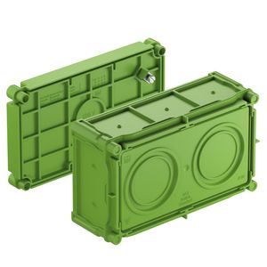 Inbouwdoos voor schakelmateriaal groen IP30