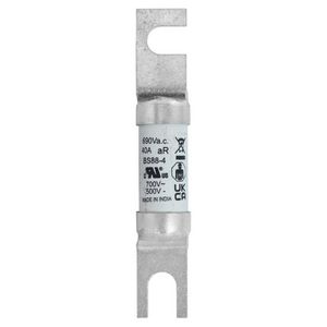 Zekering hoge snelheid 40A AC 690V DC 500V 200kA BS88 VVE=10