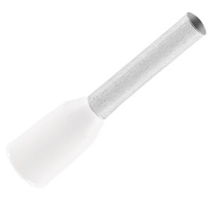 Kist a 100st. geisoleerde adereindhuls 0,50mm² Wit 8mm DIN