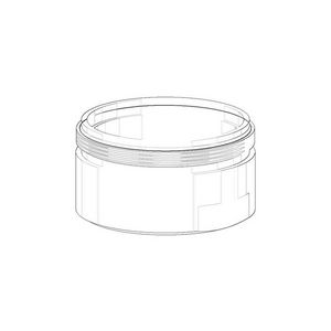 Beluchter mouw 24x13mm Champagne (22kt Goud) 092301118-47